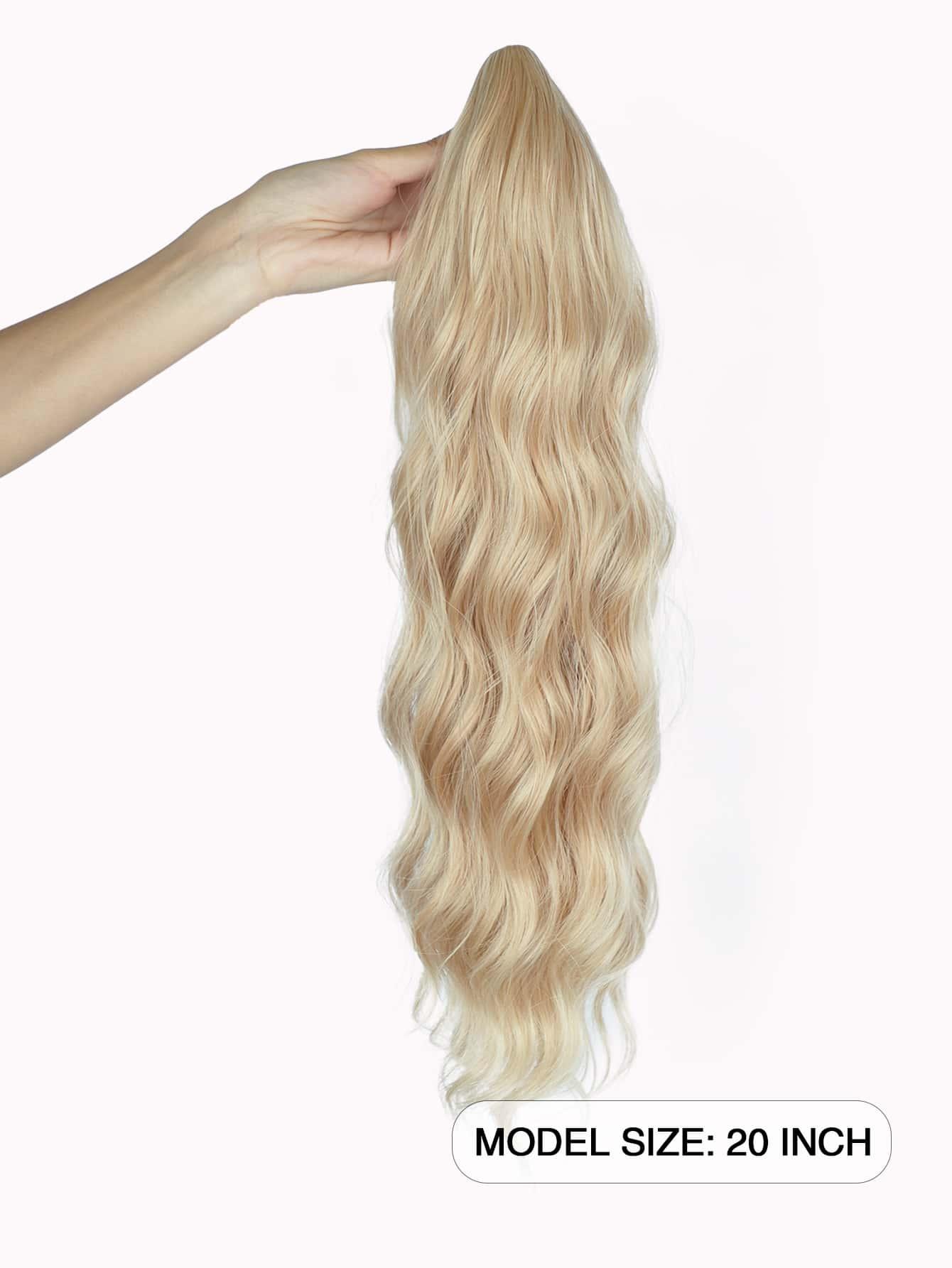 BLOND KUCYK WŁOSY SYNTETYCZNE