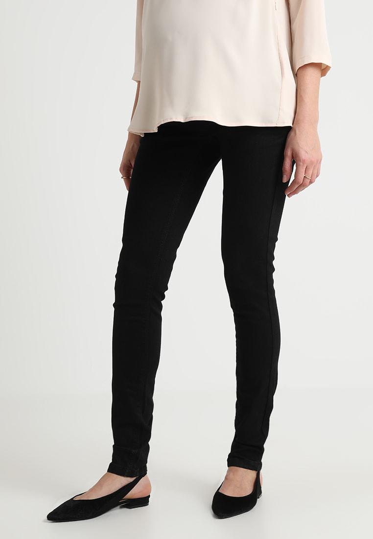 CZARNE SPODNIE CIĄŻOWE JEANS