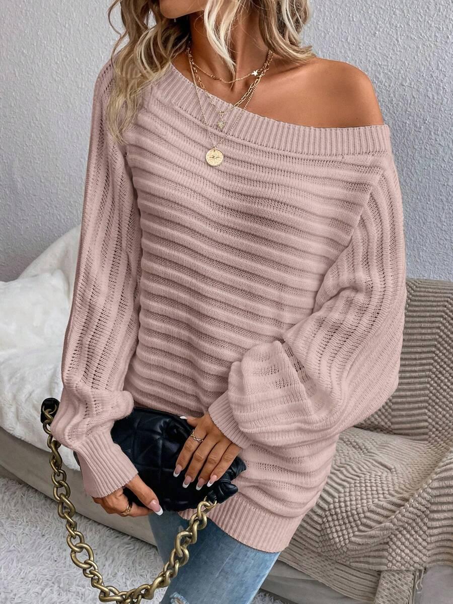 RÓŻOWY SWETER tekstura