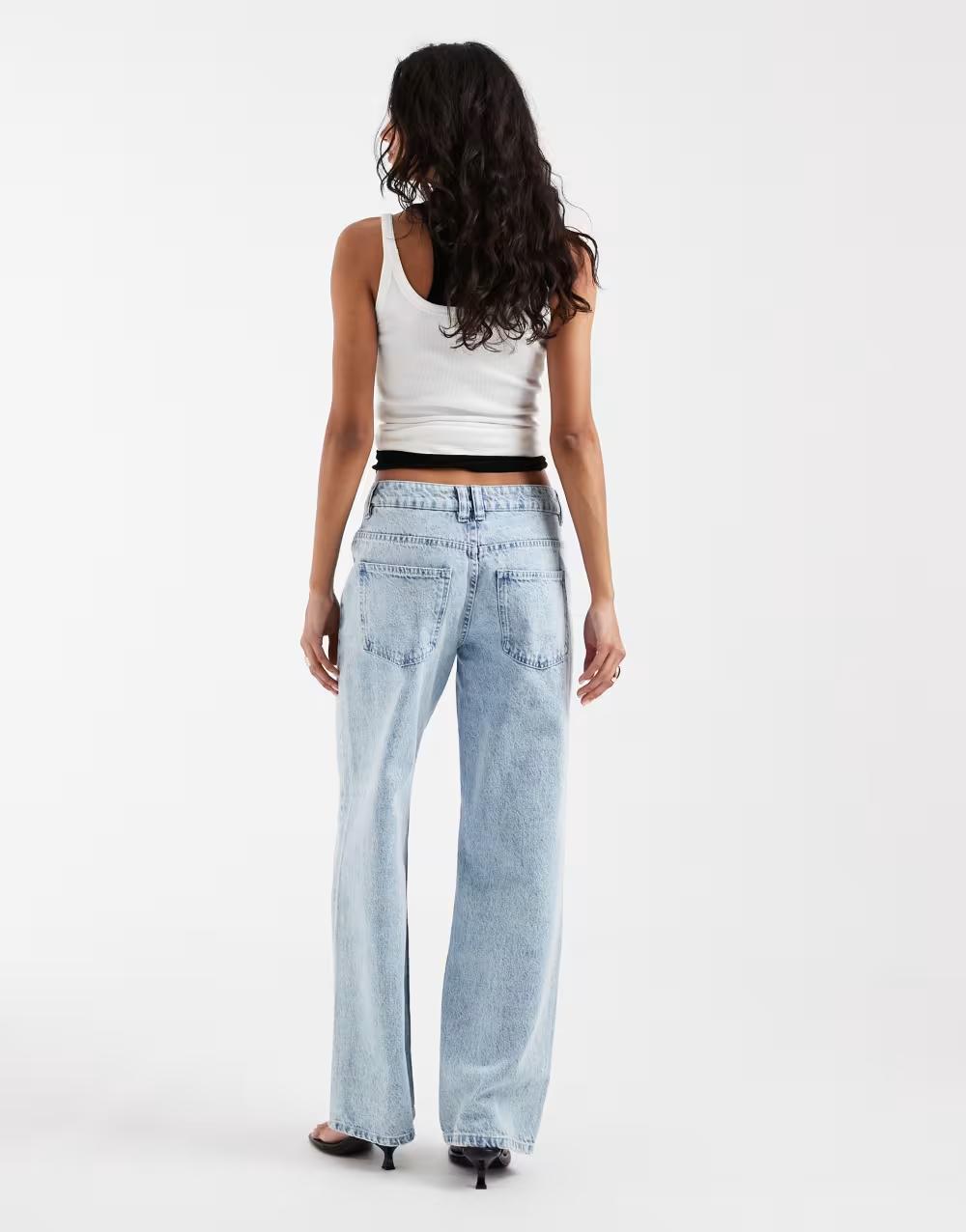 NIEBIESKIE SPODNIE JEANS