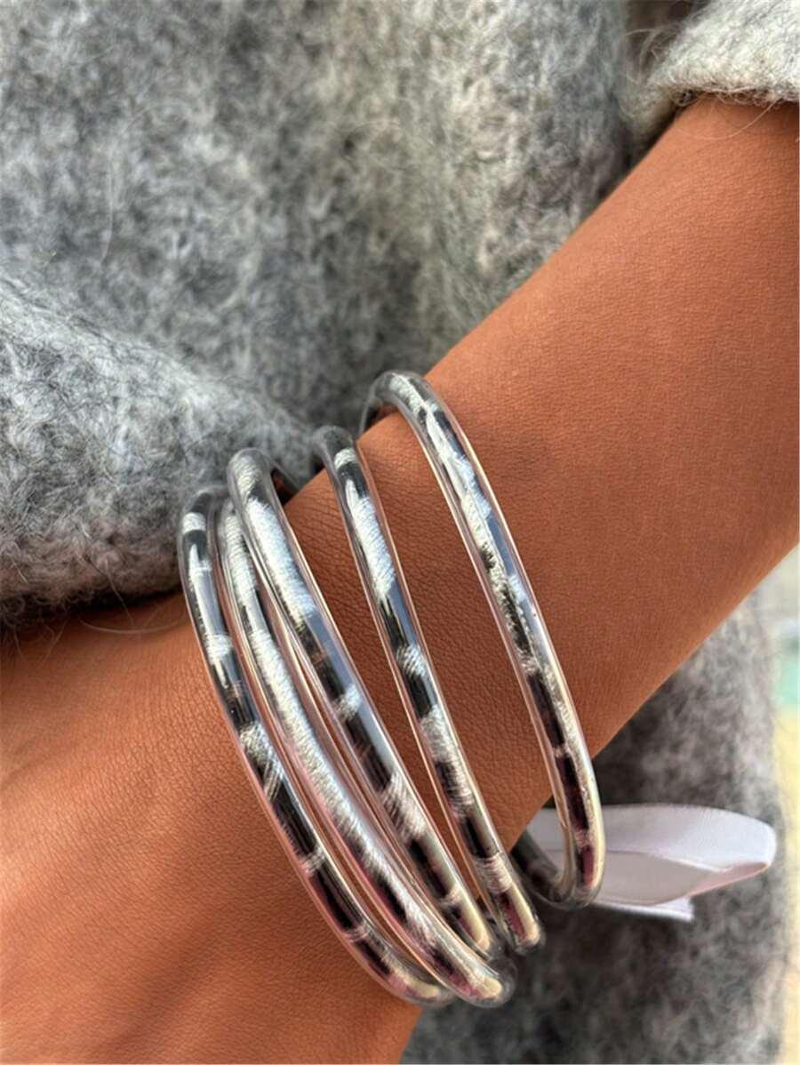kolorowe bransoletki animal print