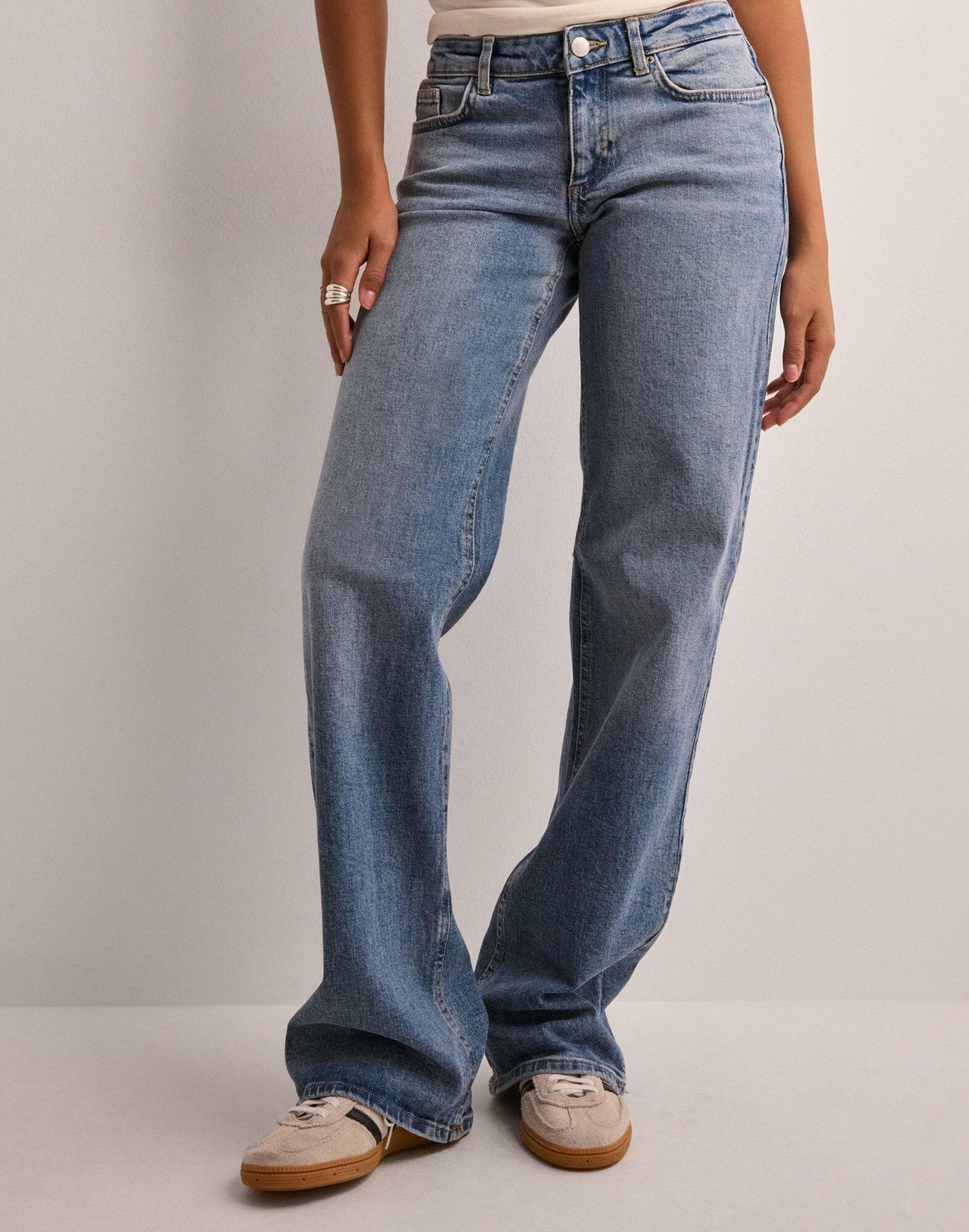 SPODNIE JEANS WIDE LEG