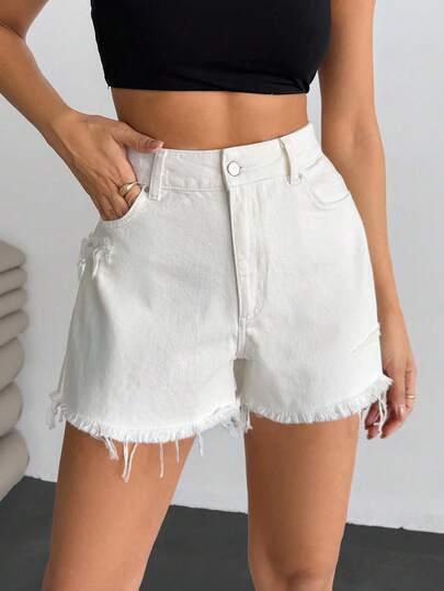 KRÓTKIE SPODENKI JEANS