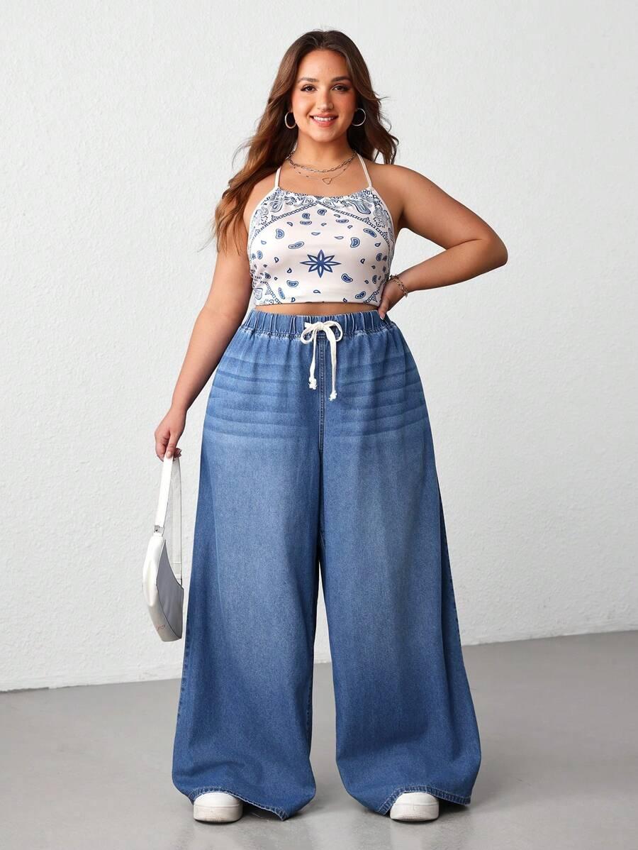 NIEBIESKIE SPODNIE JEANS