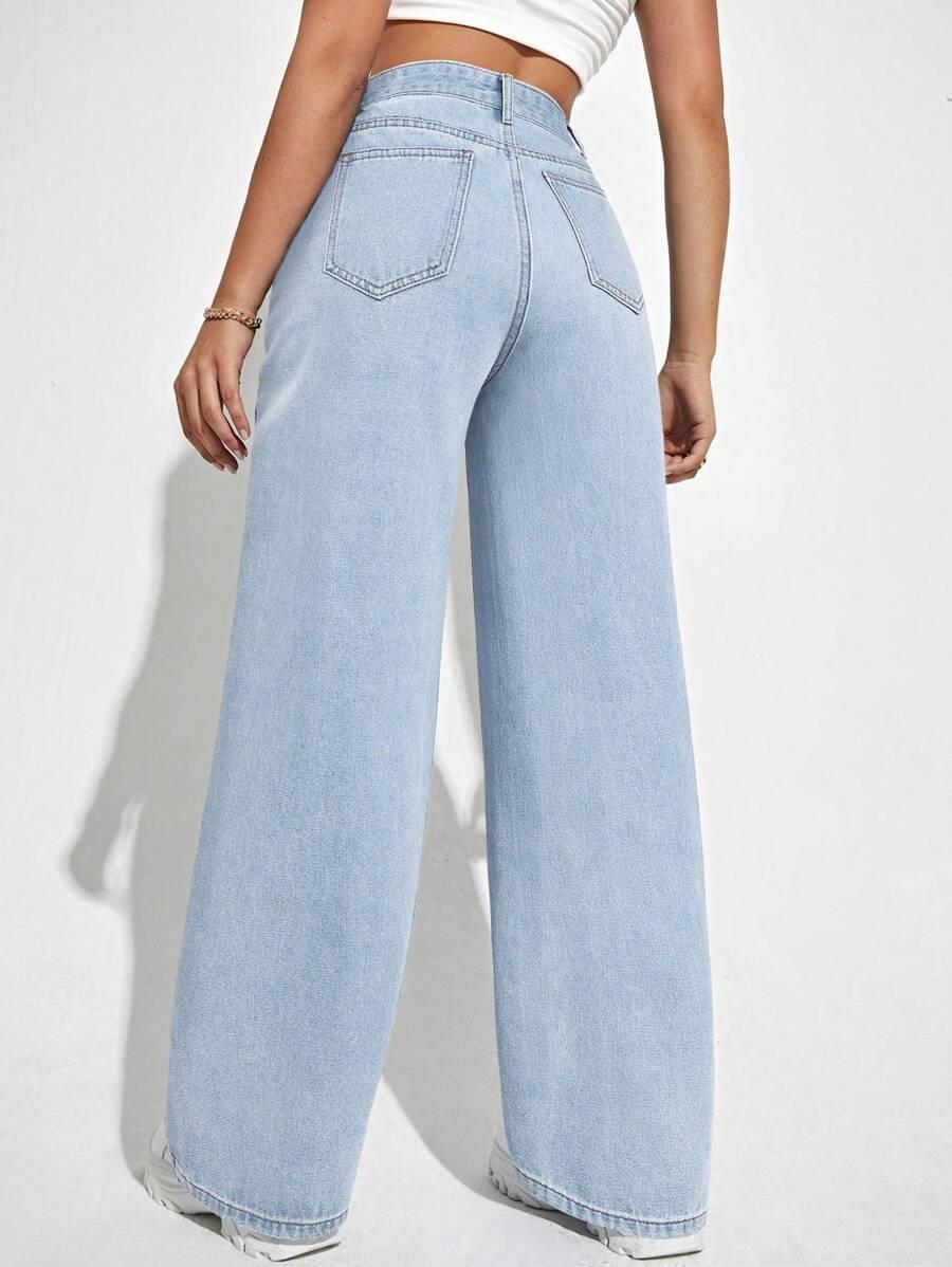 NIEBIESKIE SPODNIE JEANS