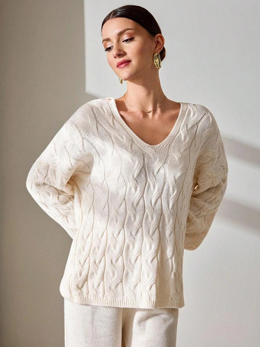 sweter spodnie komplet