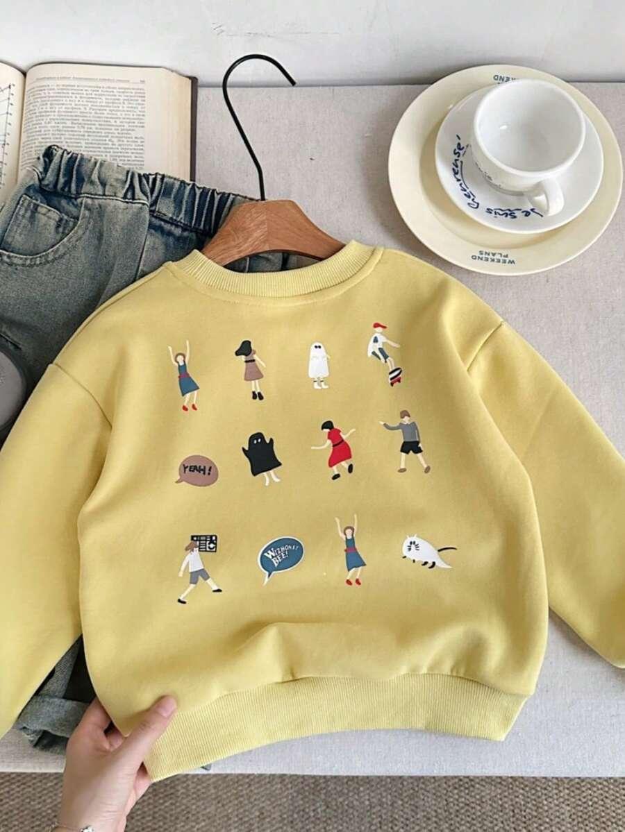 żółta bluza nadruk 