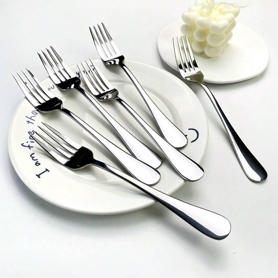 srebrne widelce 6-pack