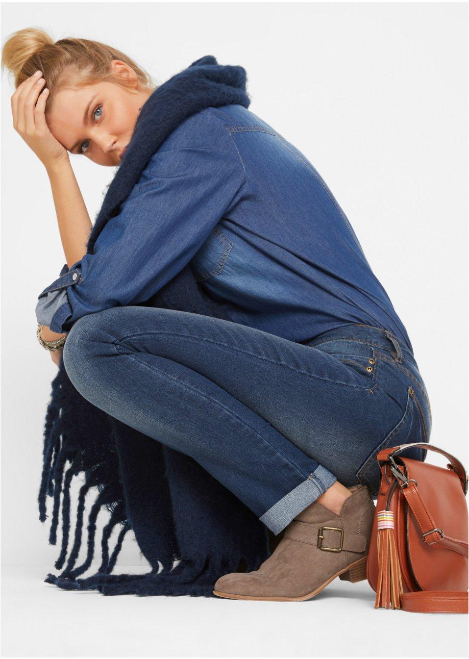 NIEBIESKIE SPODNIE JEANS
