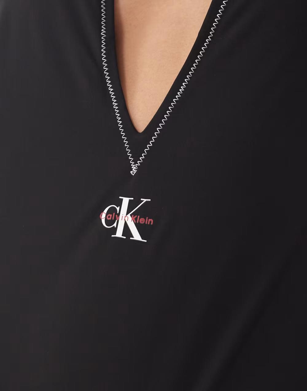 CZARNY JEDNOCZĘŚCIOWY STRÓJ KĄPIELOWY logo