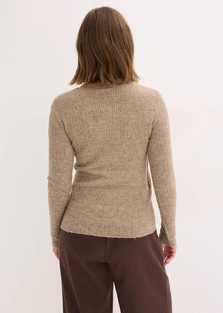 SWETER Z OZDOBNYMI GUZIKAMI 
