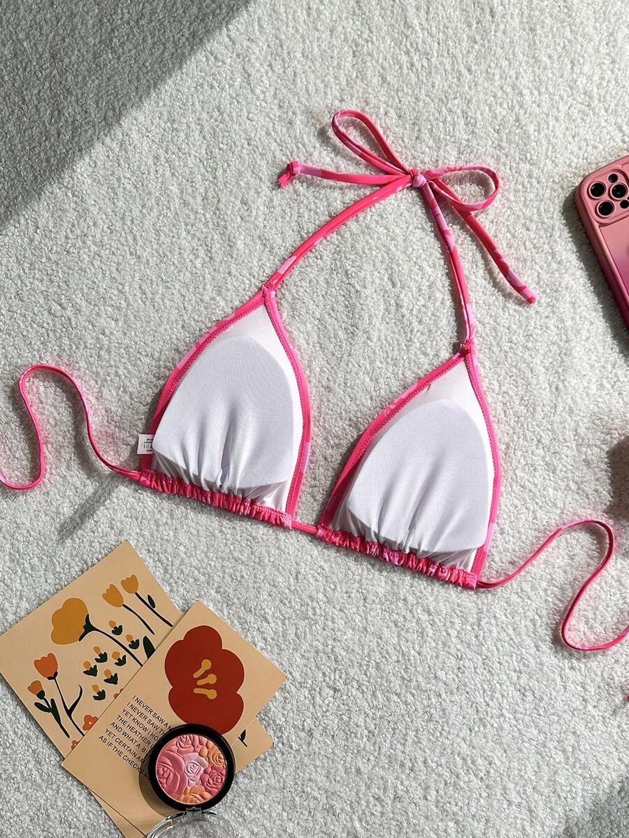 góra od bikini kwiaty 