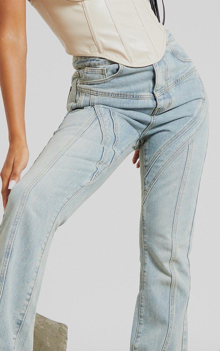 SPODNIE JEANS PROSTE NOGAWKI