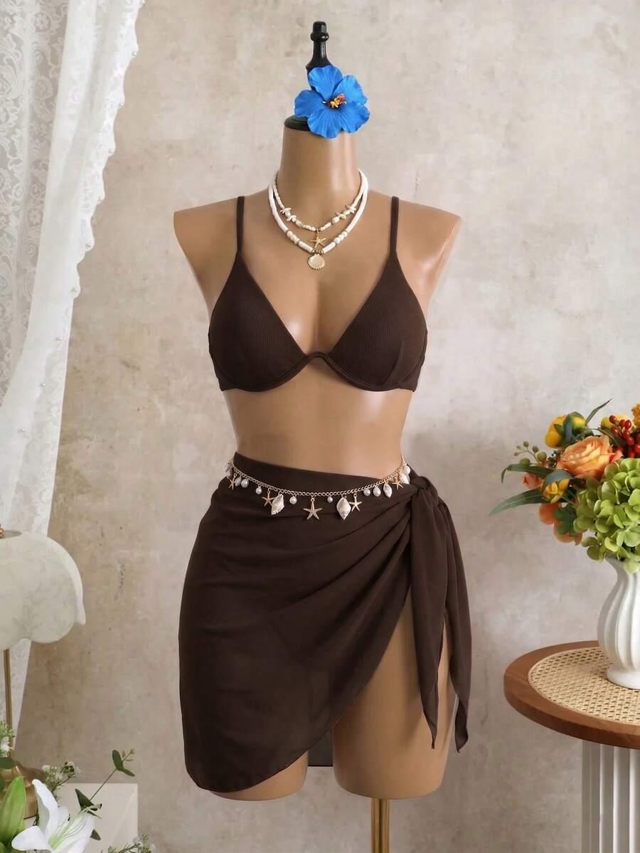 DWUCZĘŚCIOWY STRÓJ KĄPIELOWY SARONG KOMPLET