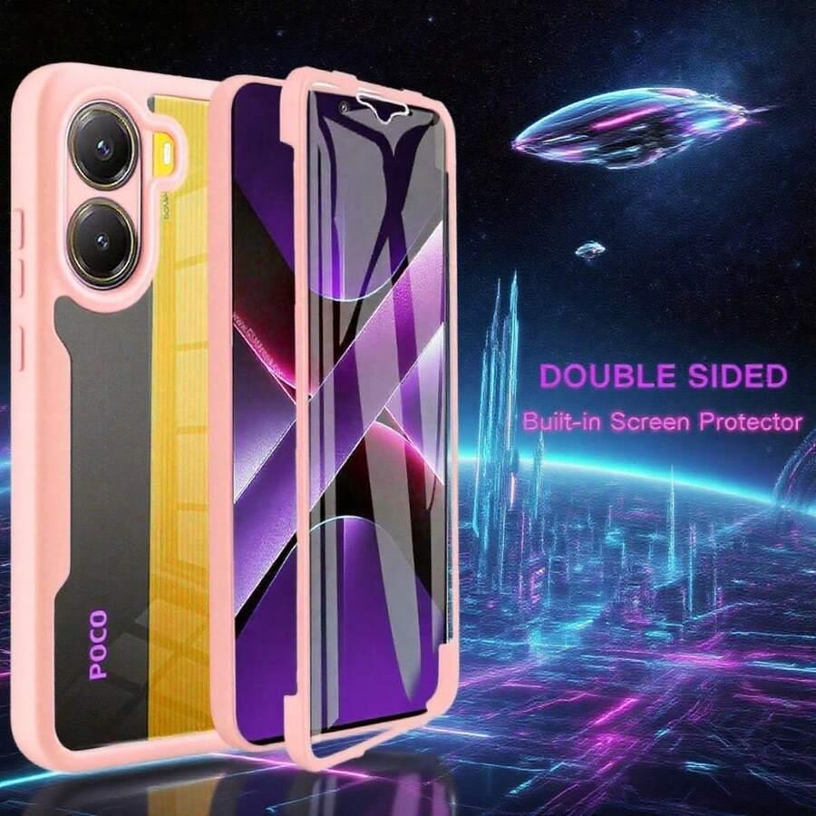 RÓŻOWE ETUI RAMKA NA XIAOMI REDMI NOTE 14 5G