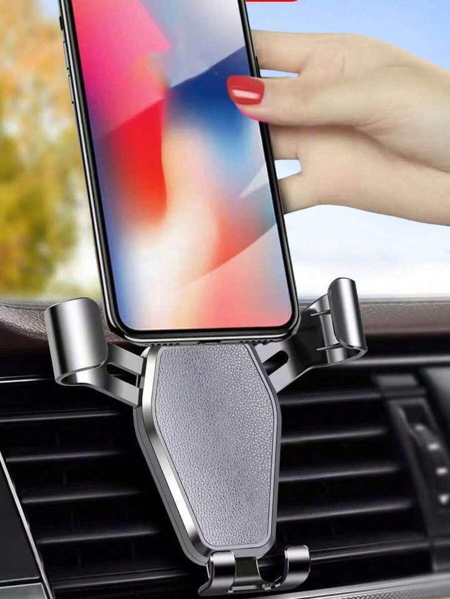czarny uchwyt na telefon