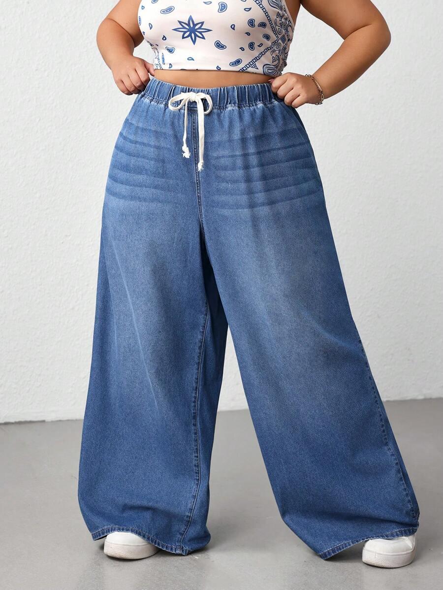 NIEBIESKIE SPODNIE JEANS