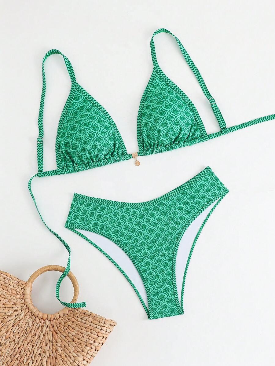 zielony dół od bikini 