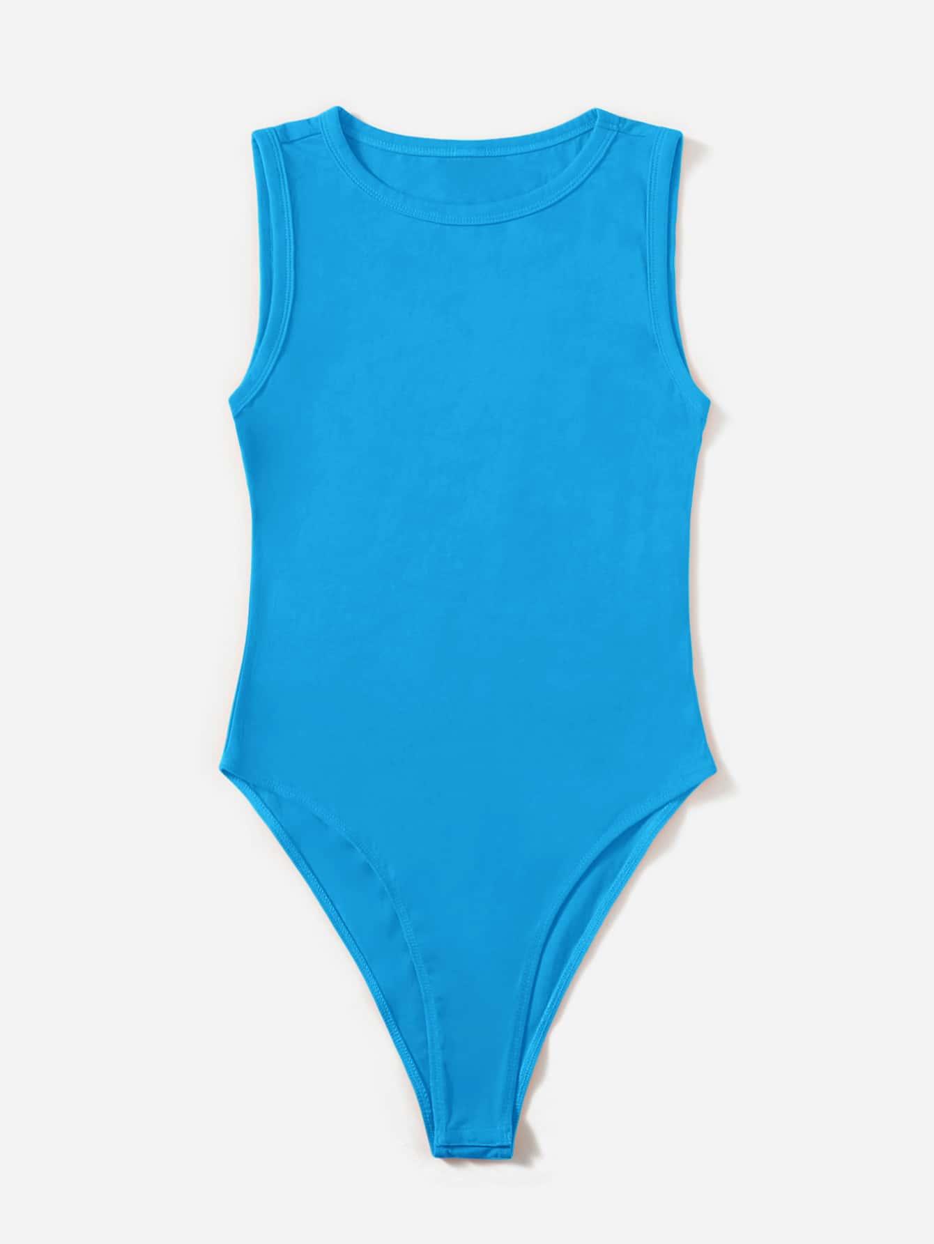 niebieskie gładkie body