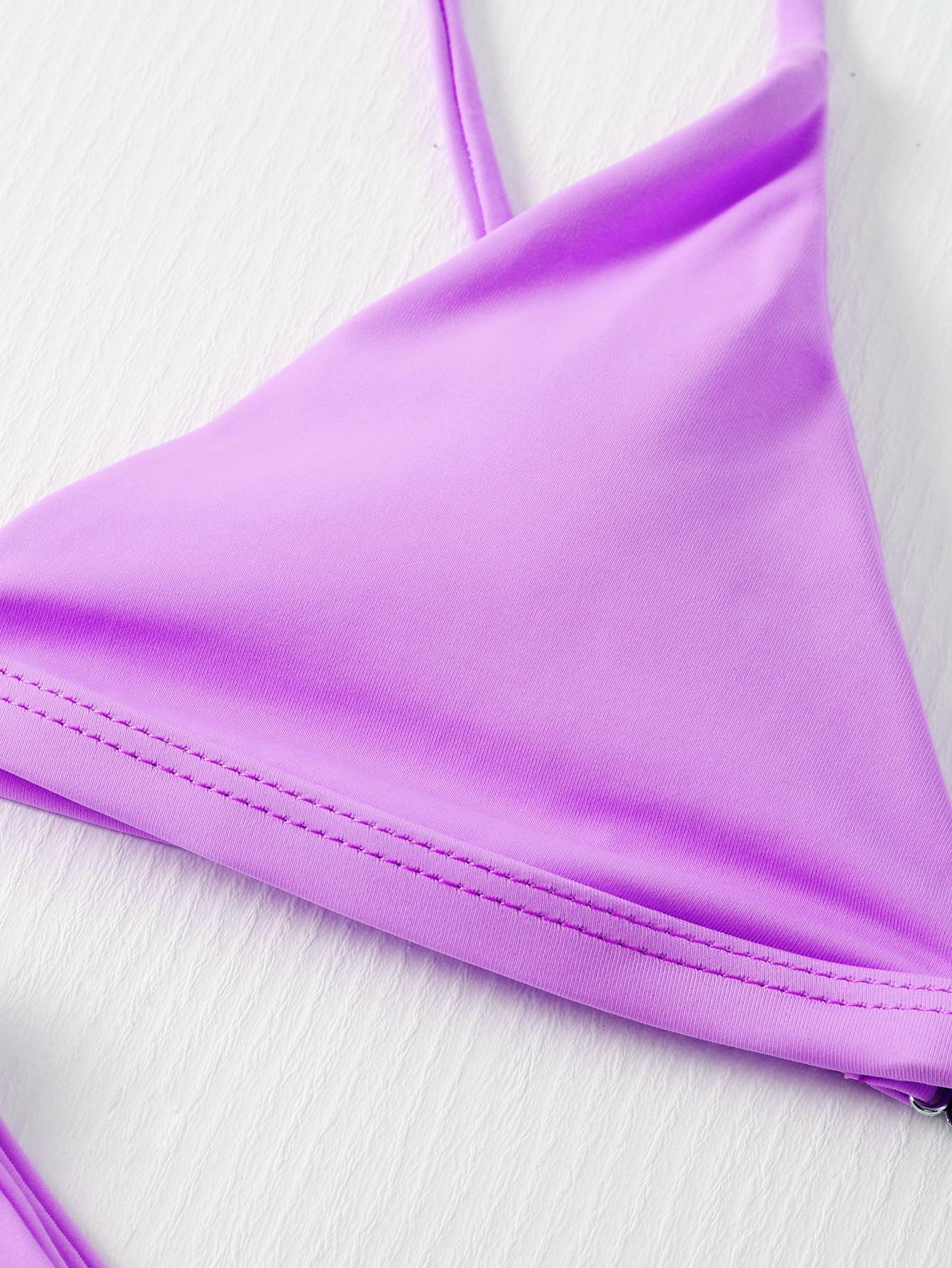 FIOLETOWY KOMPLET BIKINI