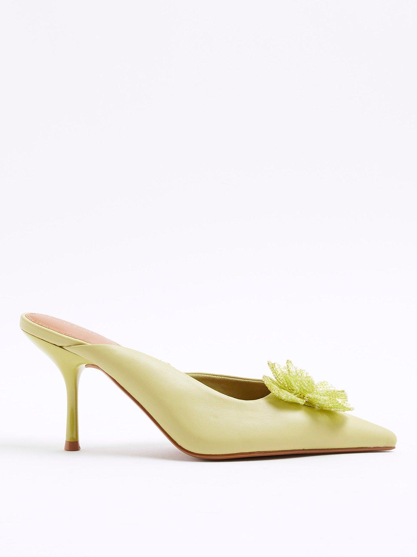 RIVERISLAND PÓŁBUTY Z KWIATOWYM DETALEM 