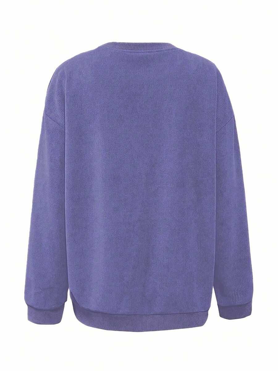 BLUZA W PRĄZKI BEZ KAPTURA