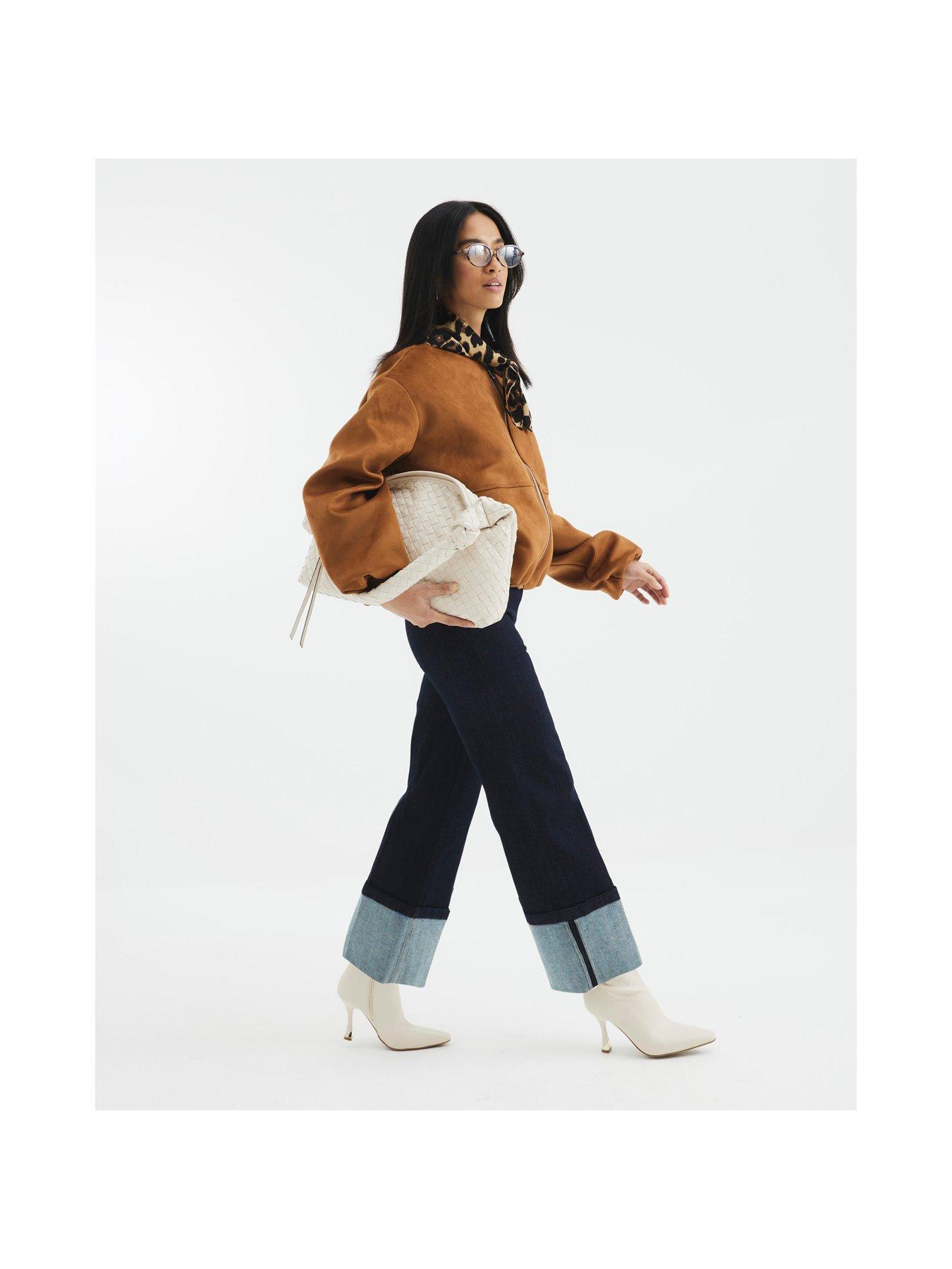 RIVER ISLAND PETITE JEANSY TURN UP