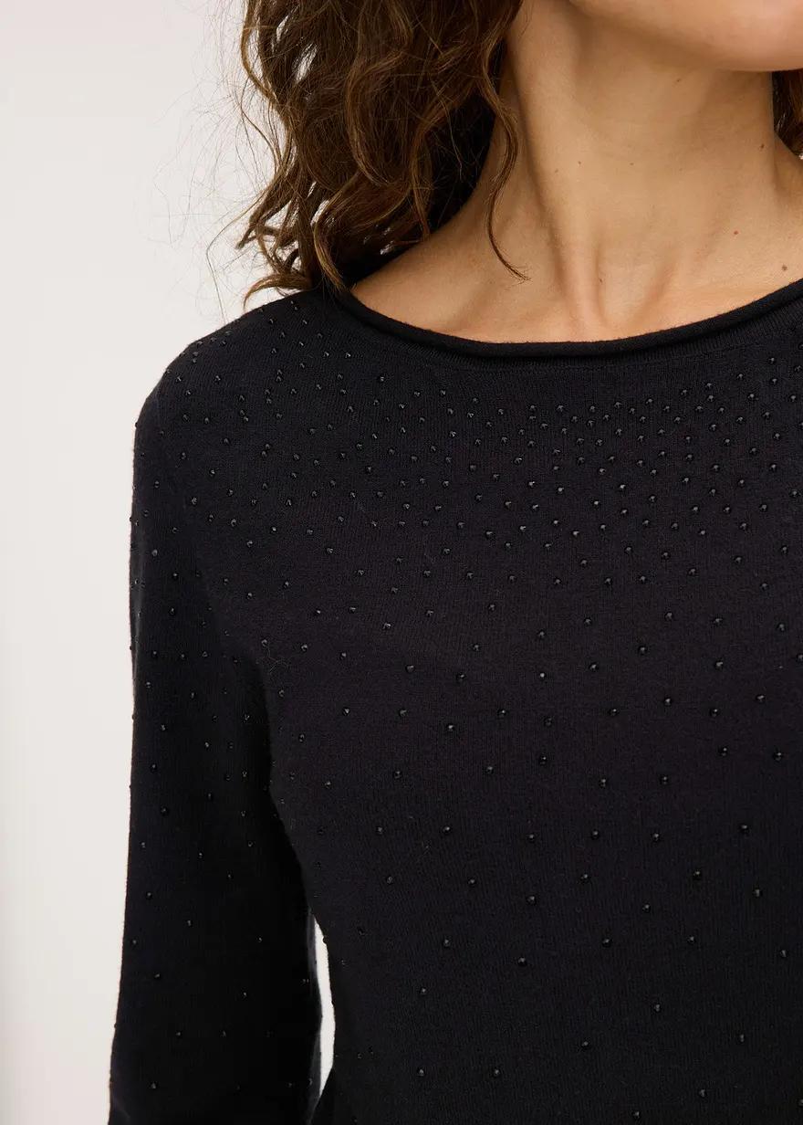 SWETER Z cyrkoniami