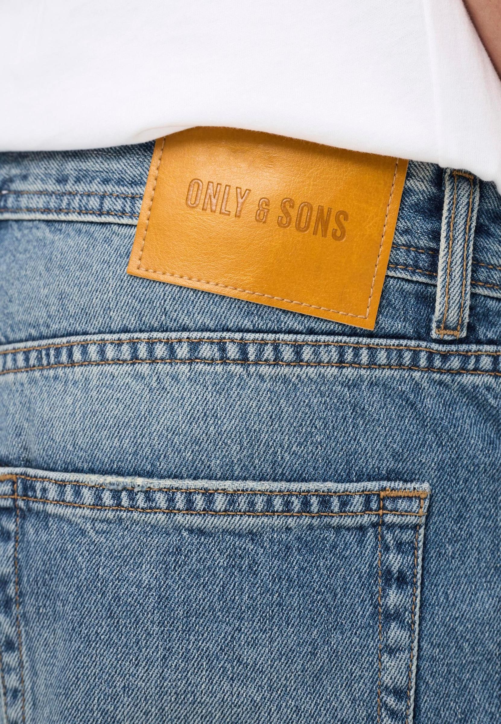 NIEBIESKIE SPODENKI JEANS