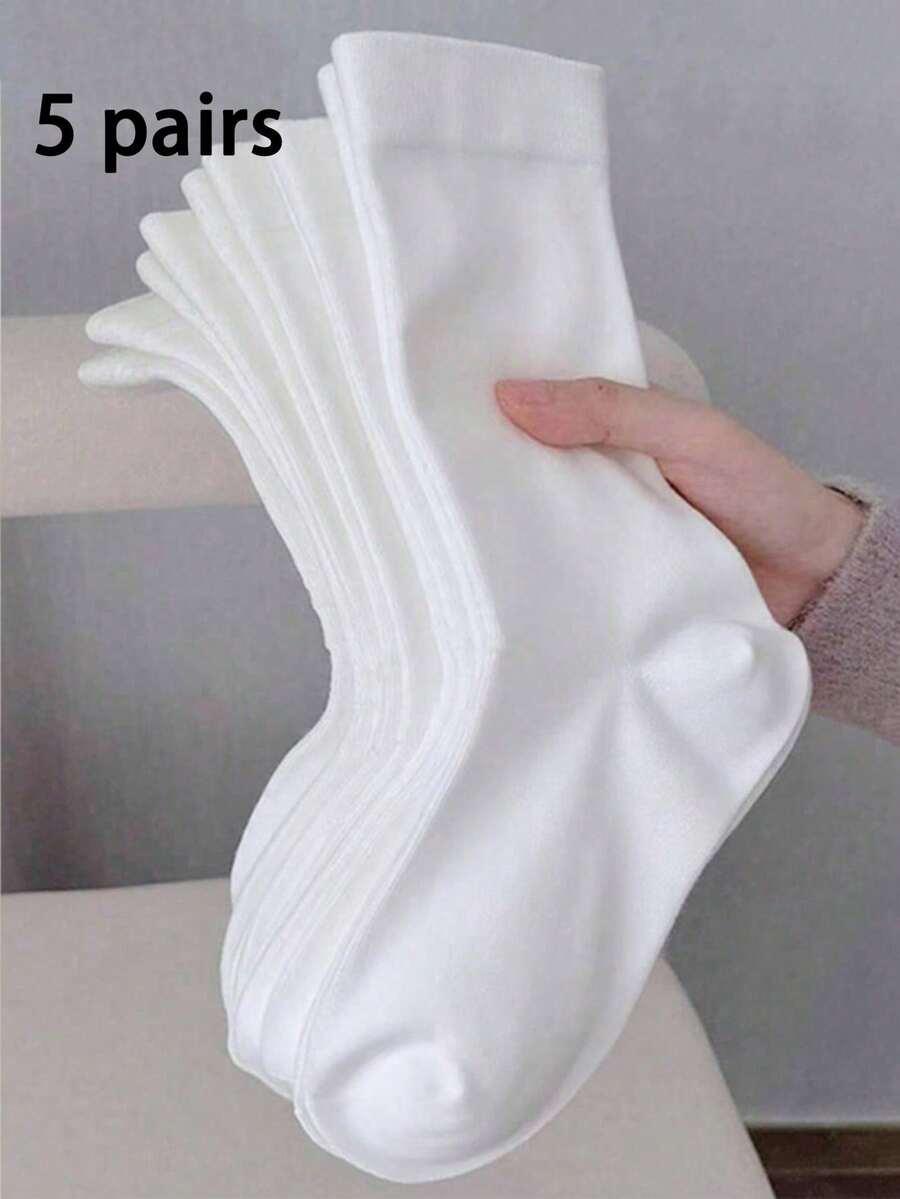 BIAŁE SKARPETY 5-PACK