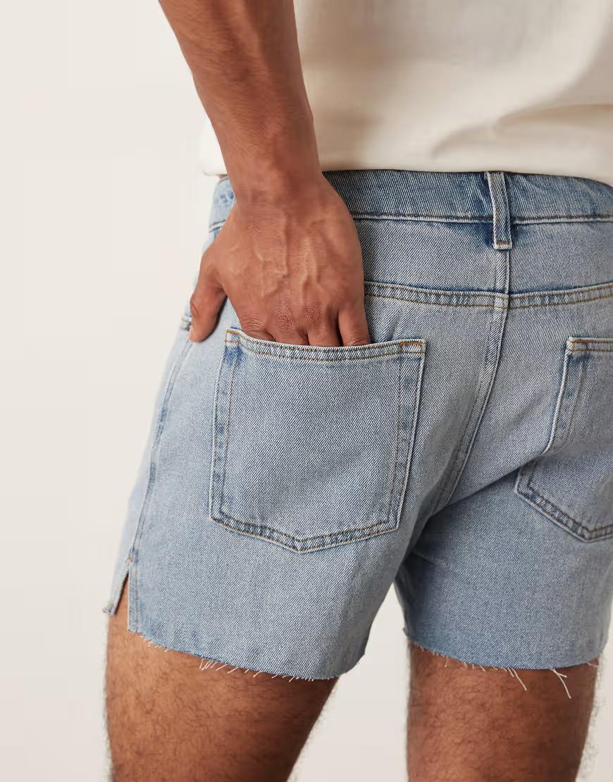 krótkie spodenki jeans