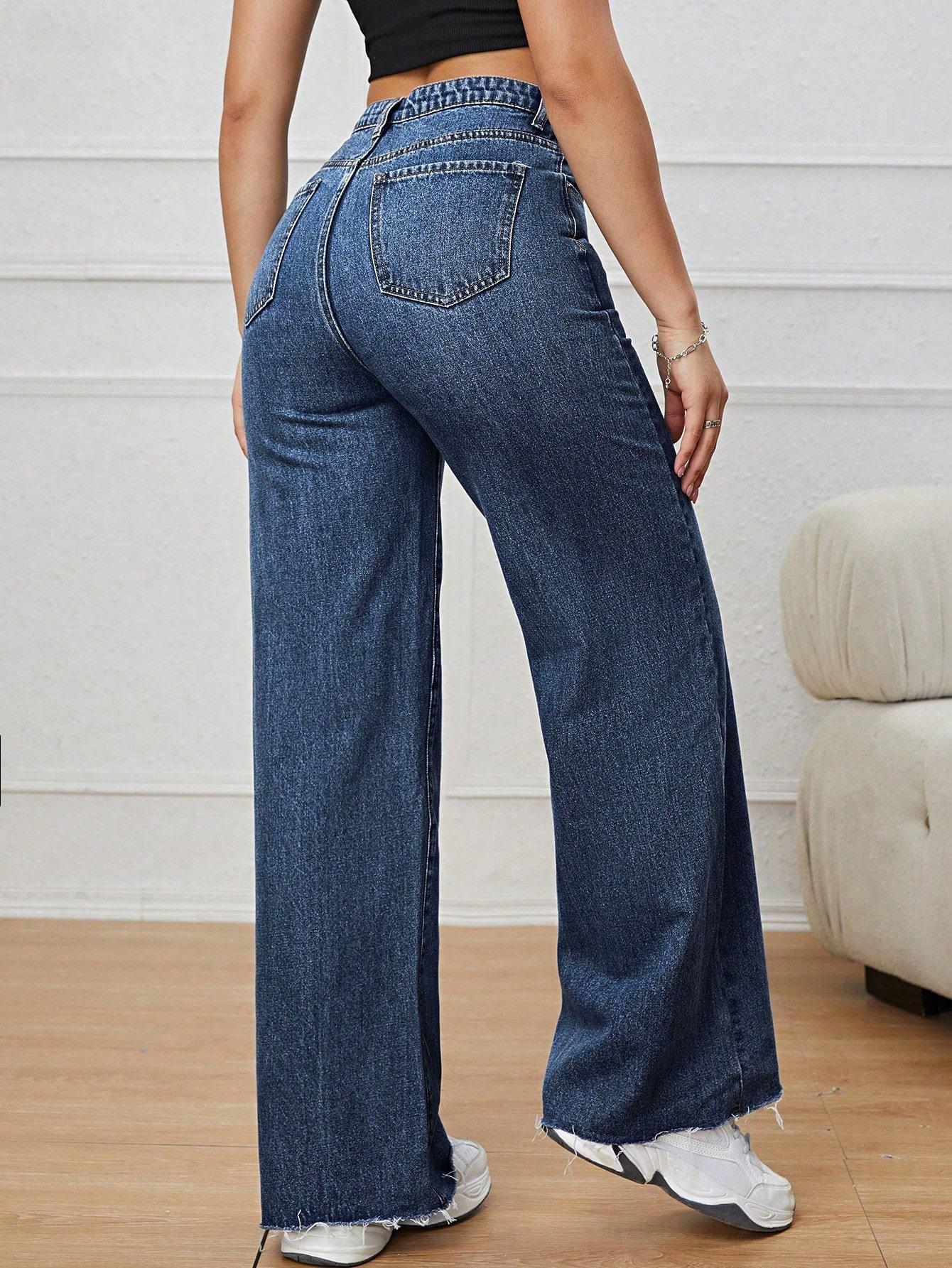 NIEBIESKIE SPODNIE JEANS