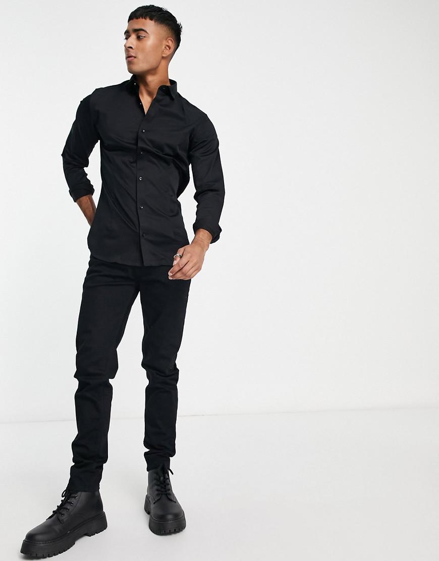 CZARNA KOSZULA SLIM FIT