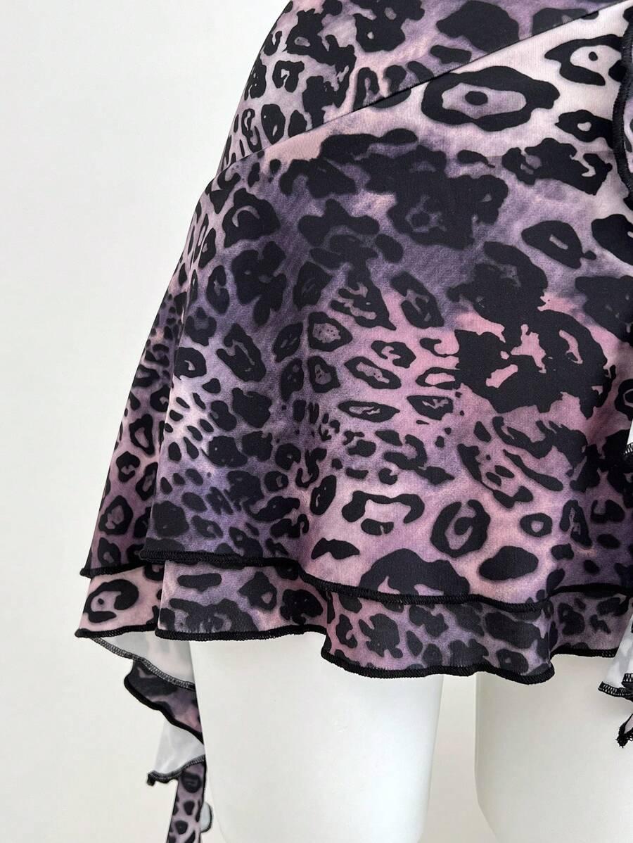 ASYMETRYCZNA SUKIENKA V-NECK