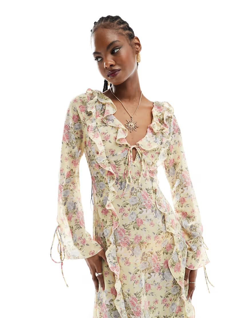  MAXI SUKIENKA PRINT 