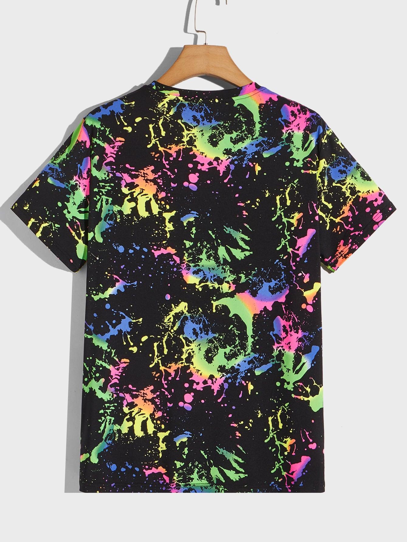 T-SHIRT KRÓTKI RĘKAW PRINT 