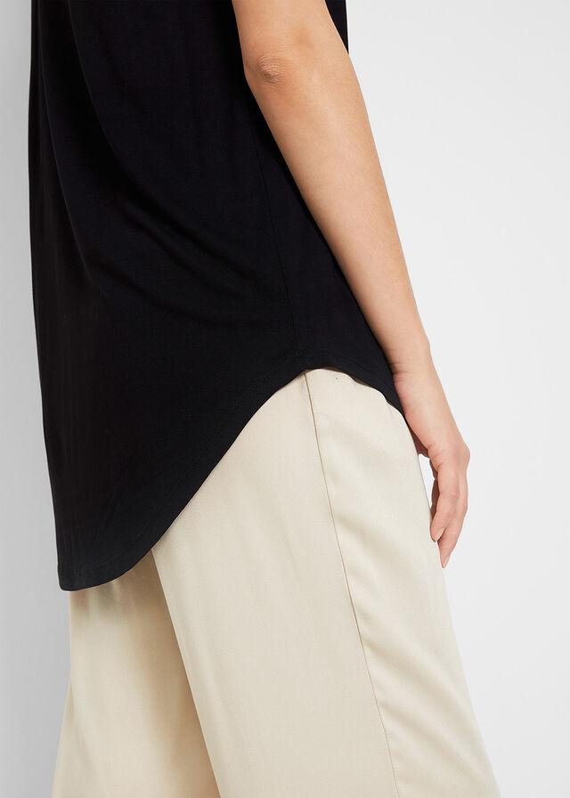 CZARNY T-SHIRT BASIC