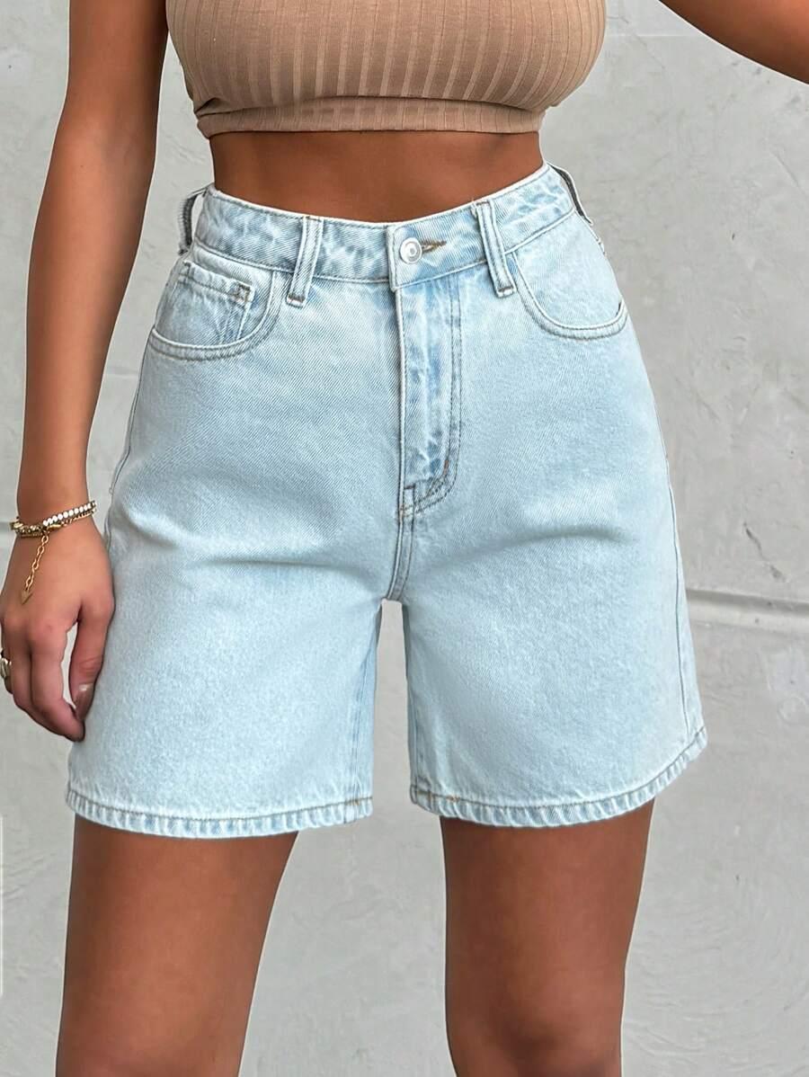 NIEBIESKIE SPODENKI JEANS