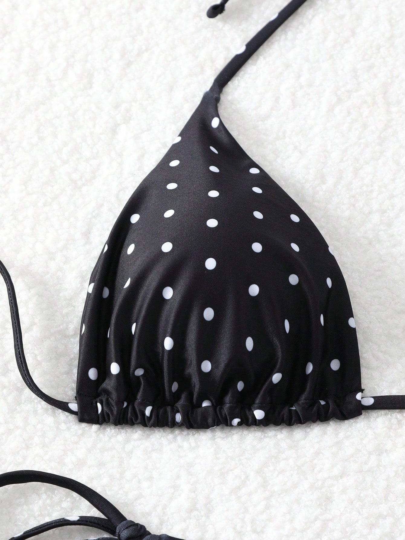 DÓŁ OD BIKINI W KROPKI