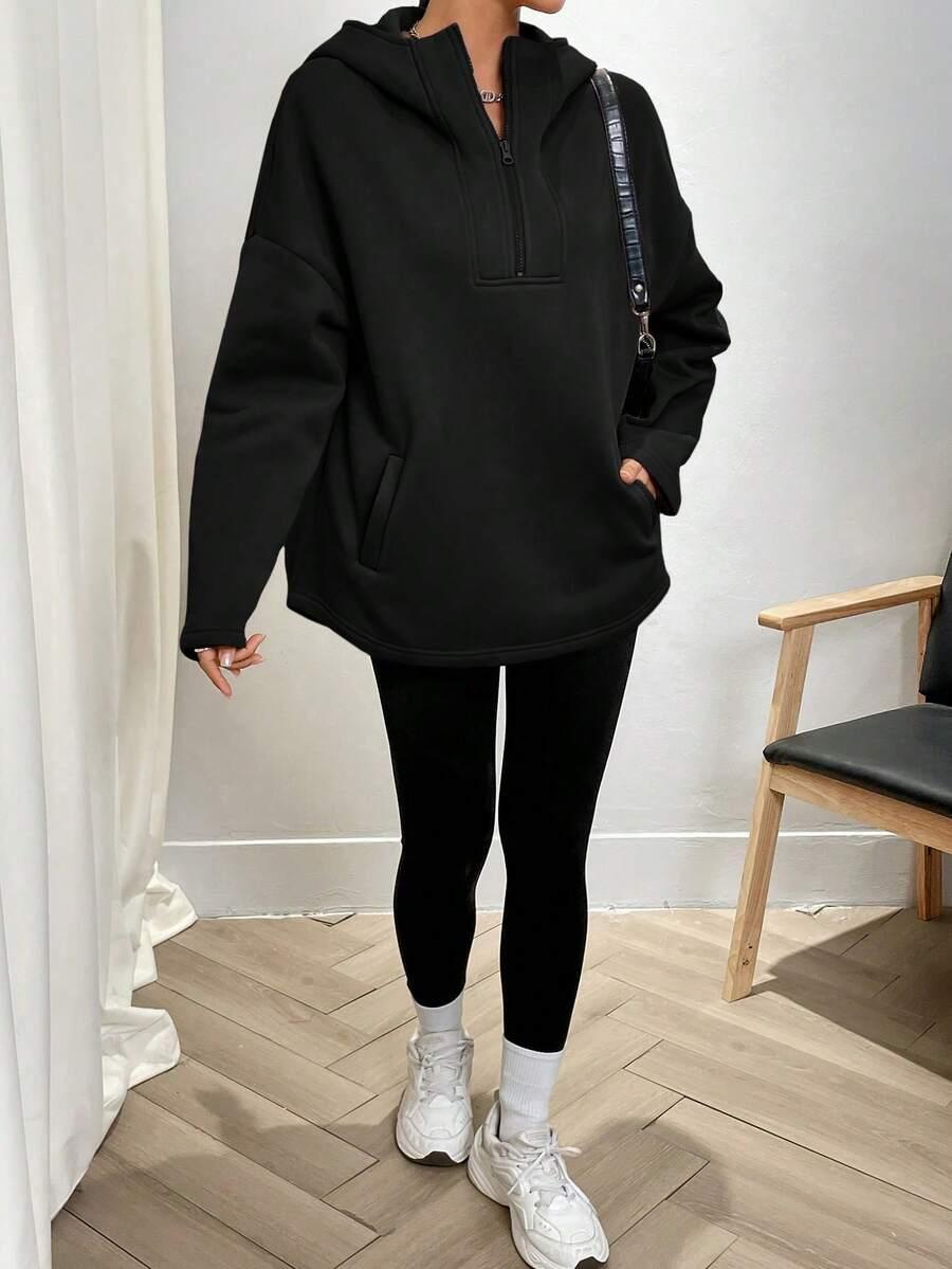 CZARNA BLUZA KAPTUR