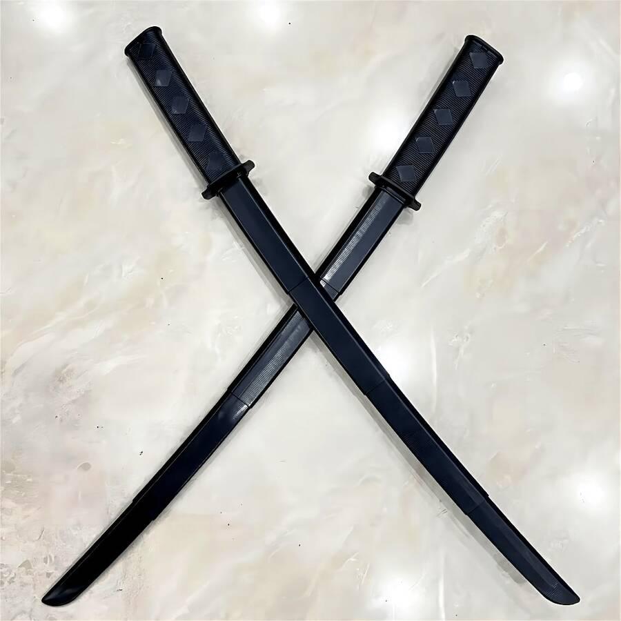 czarny miecz katana 2-pack