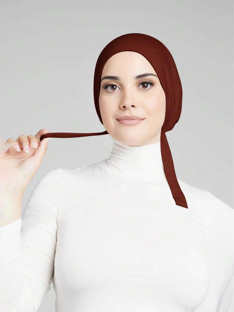 BURGUNDOWY TURBAN NA GŁOWĘ 