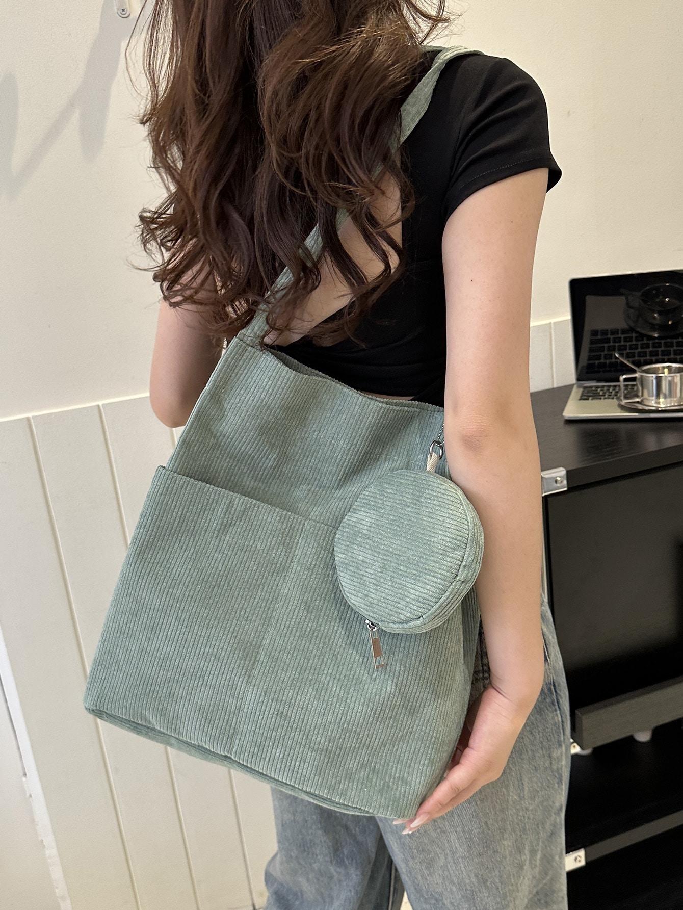 miętowa torebka shopper