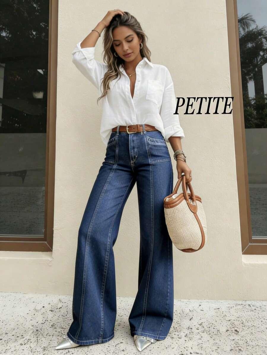 NIEBIESKIE SPODNIE JEANS