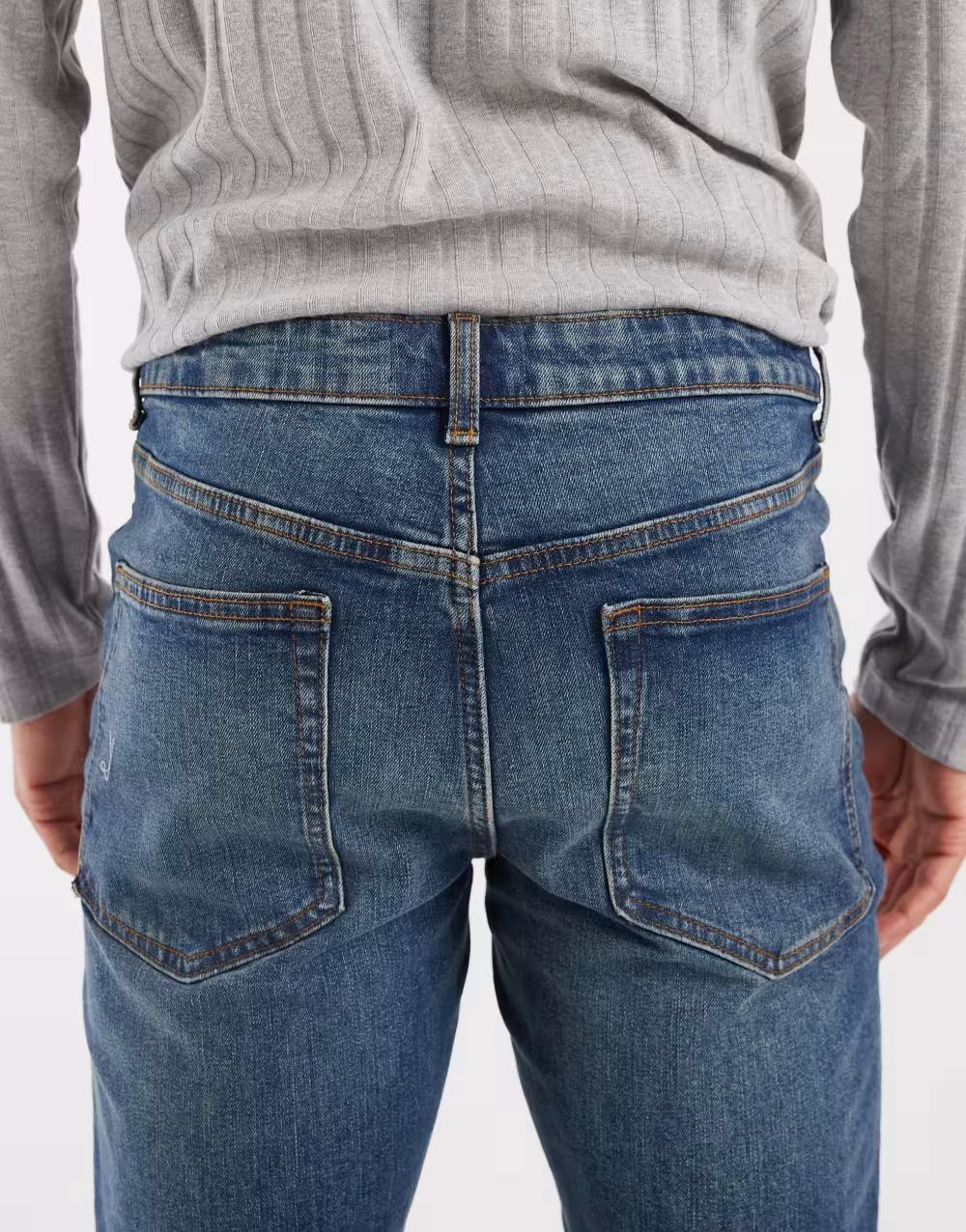 NIEBIESKIE SPODNIE JEANS