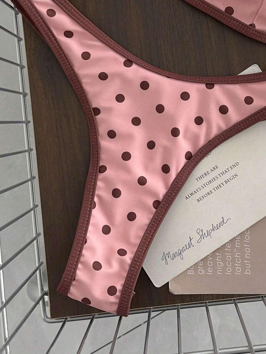 dwuczęściowy komplet bikini print 