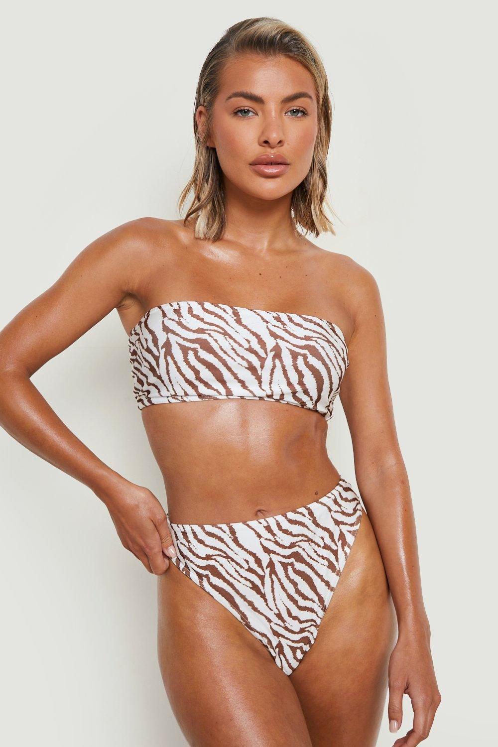 DÓŁ OD BIKINI ANIMAL PRINT