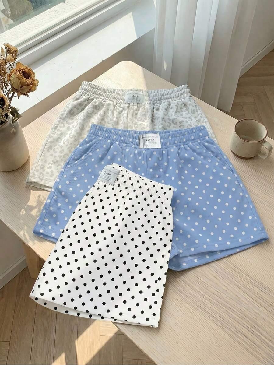 spodenki w groszki 3-pack