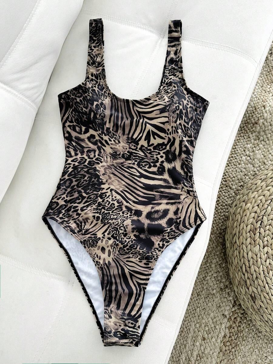 JEDNOCZĘŚCIOWY STRÓJ KĄPIELOWY ANIMAL PRINT