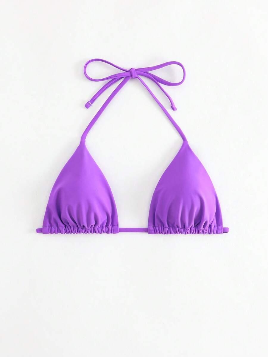 fioletowa góra od bikini
